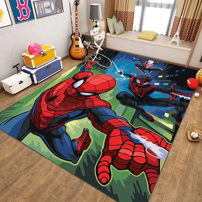 Spiderman Rug - Etsy