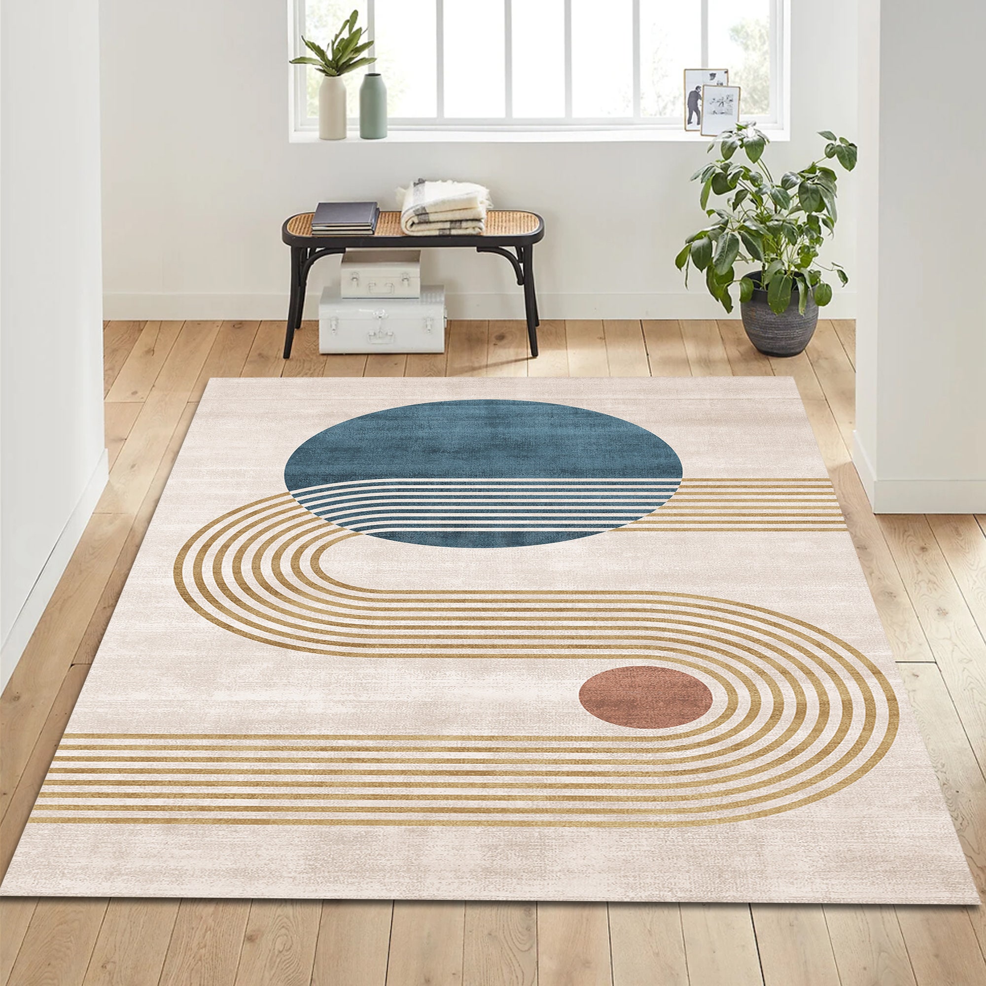 Mid century rug - Etsy 日本