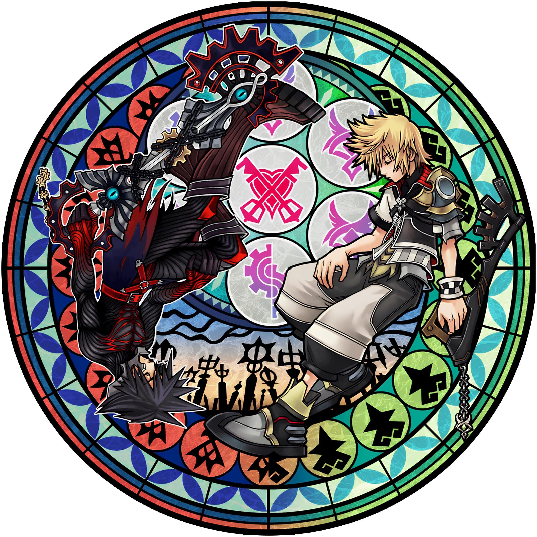 キングダムハーツ ステンドグラスラグ：ヴェントゥス＆ヴァニタス 