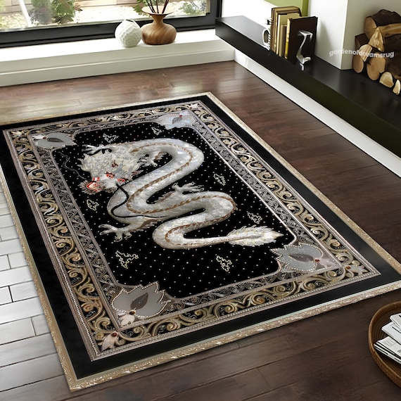 Chinese Dragon Rug, Dragon Rug, Modern Rug, Fantastic Rug