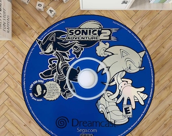Sonic Adventure 2 Battle CD Rug, Sonic, Sonic Rug, Sonic Adventure