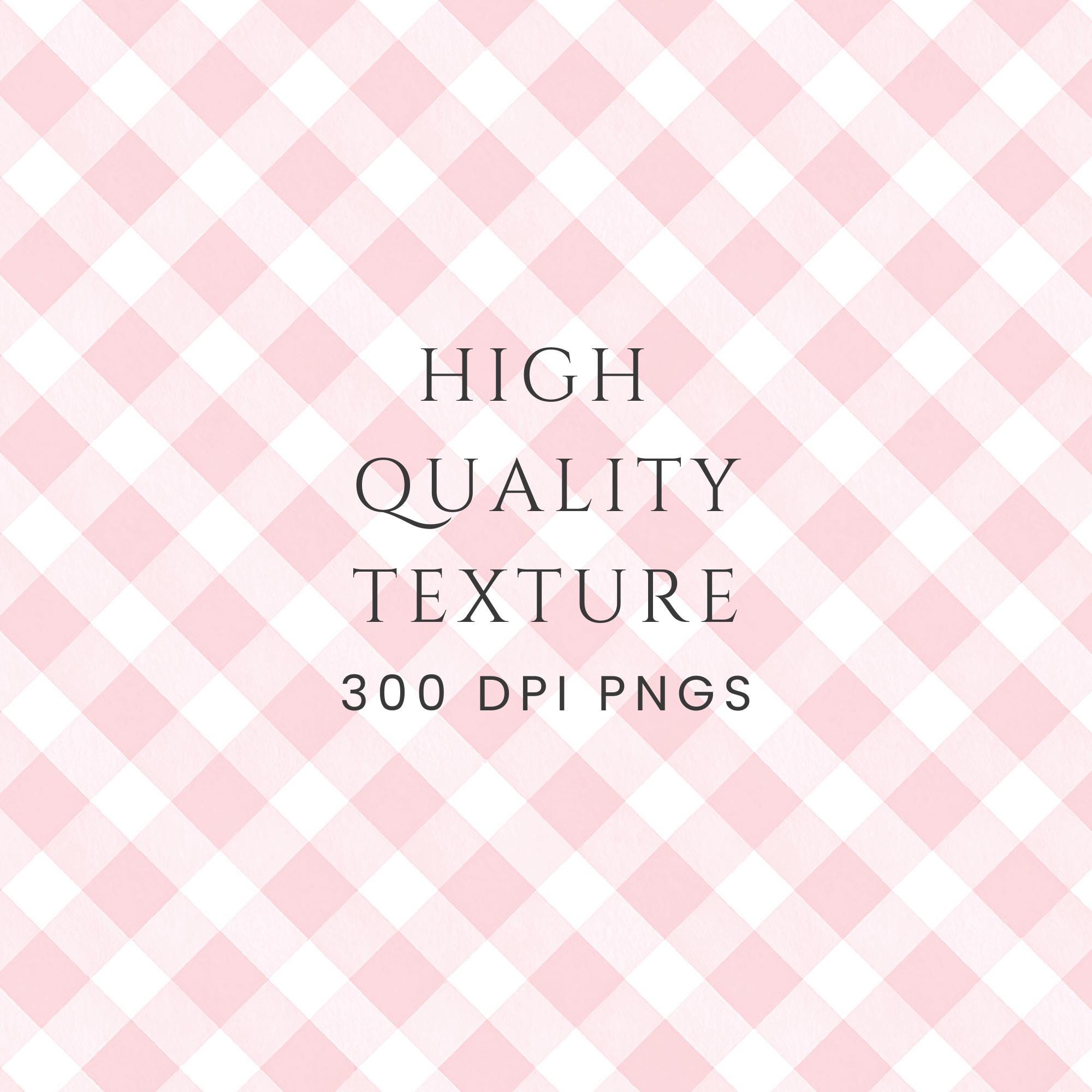 Gingham Pastel Pink Digital Paper Watercolor Checkered Pattern Seamless ...