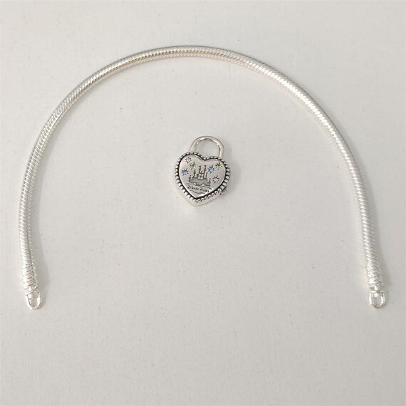 Pandora Parks Fantasyland Castle Heart Bracelet