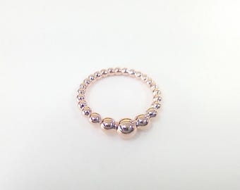 pandora rose string of beads ring fall