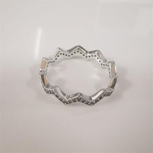 Pandora S925 Ale Shimmering Zigzag Ring Sterling Silver - Etsy