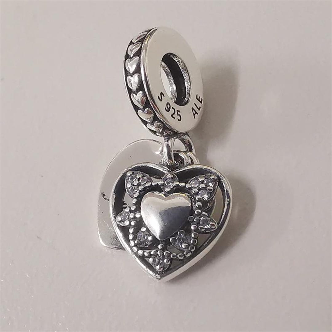 Buy Silver Sterling My Wife Always Heart Dangle Charm Online in India
