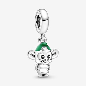 pandora  cinderella gus mouse dangle charm s925