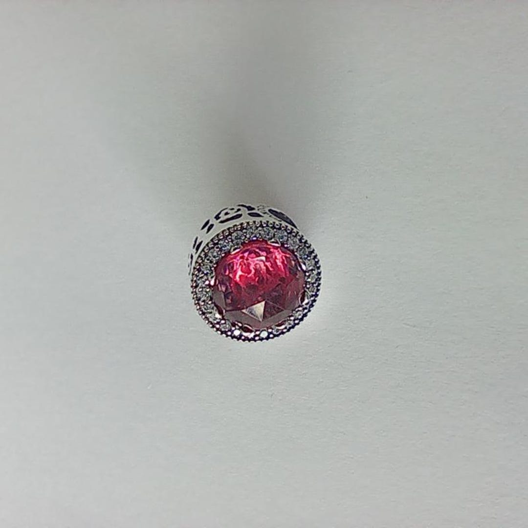 Pandora Belle's Radiant Red Rose Charm Silver S925 Ale