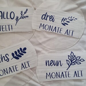 Baby-Meilensteine, Set 4-teilig
