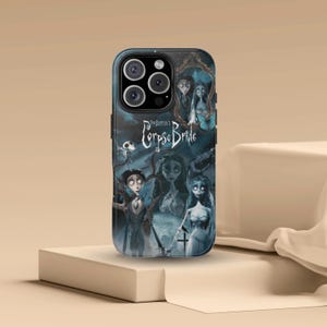 Corpse Bride Phone Case: Tim Burton Gothic Art, Durable Tough Case