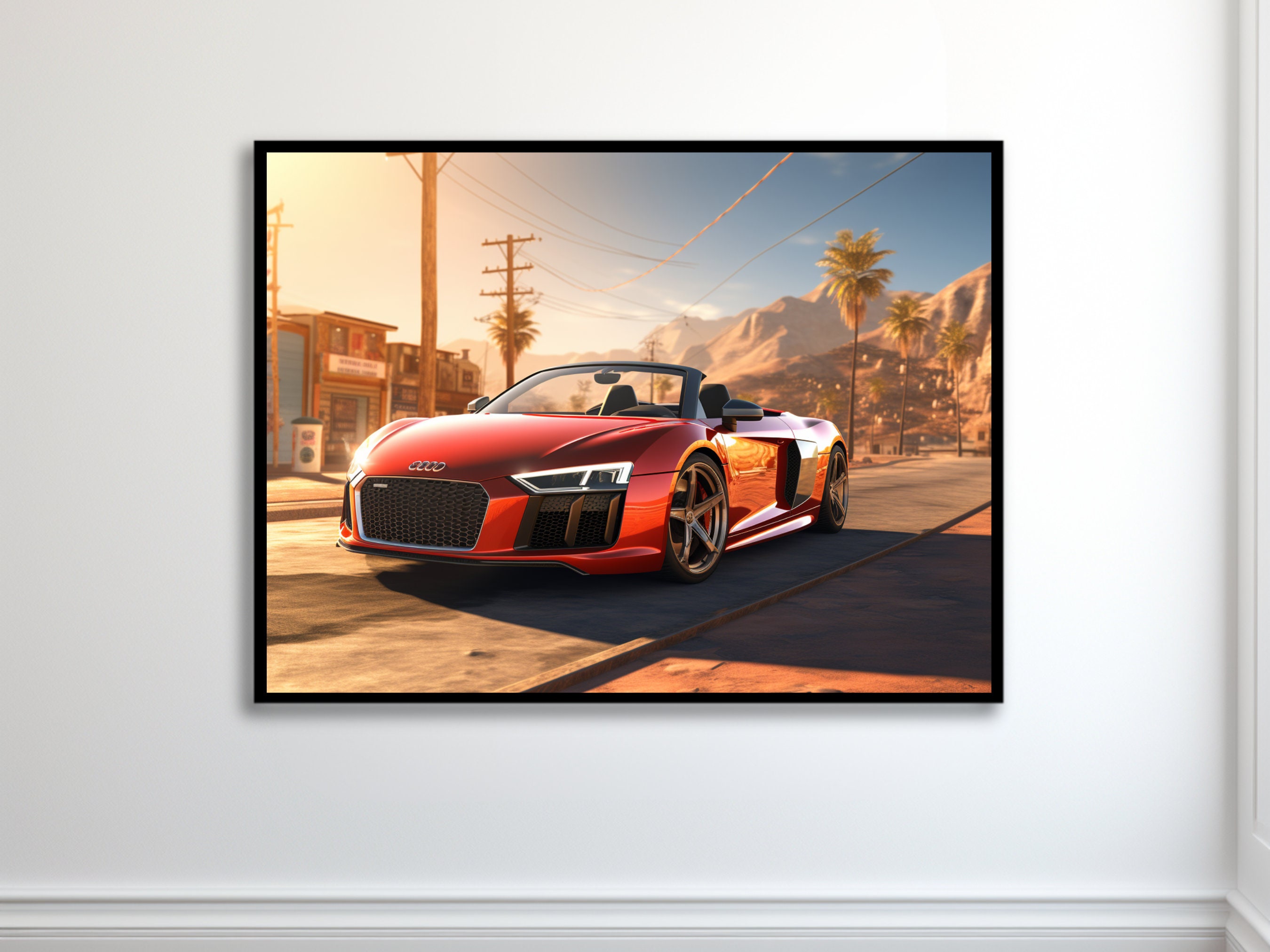 Poster Audi R8 Coupe 4.2 V8 2006 by Interlakes