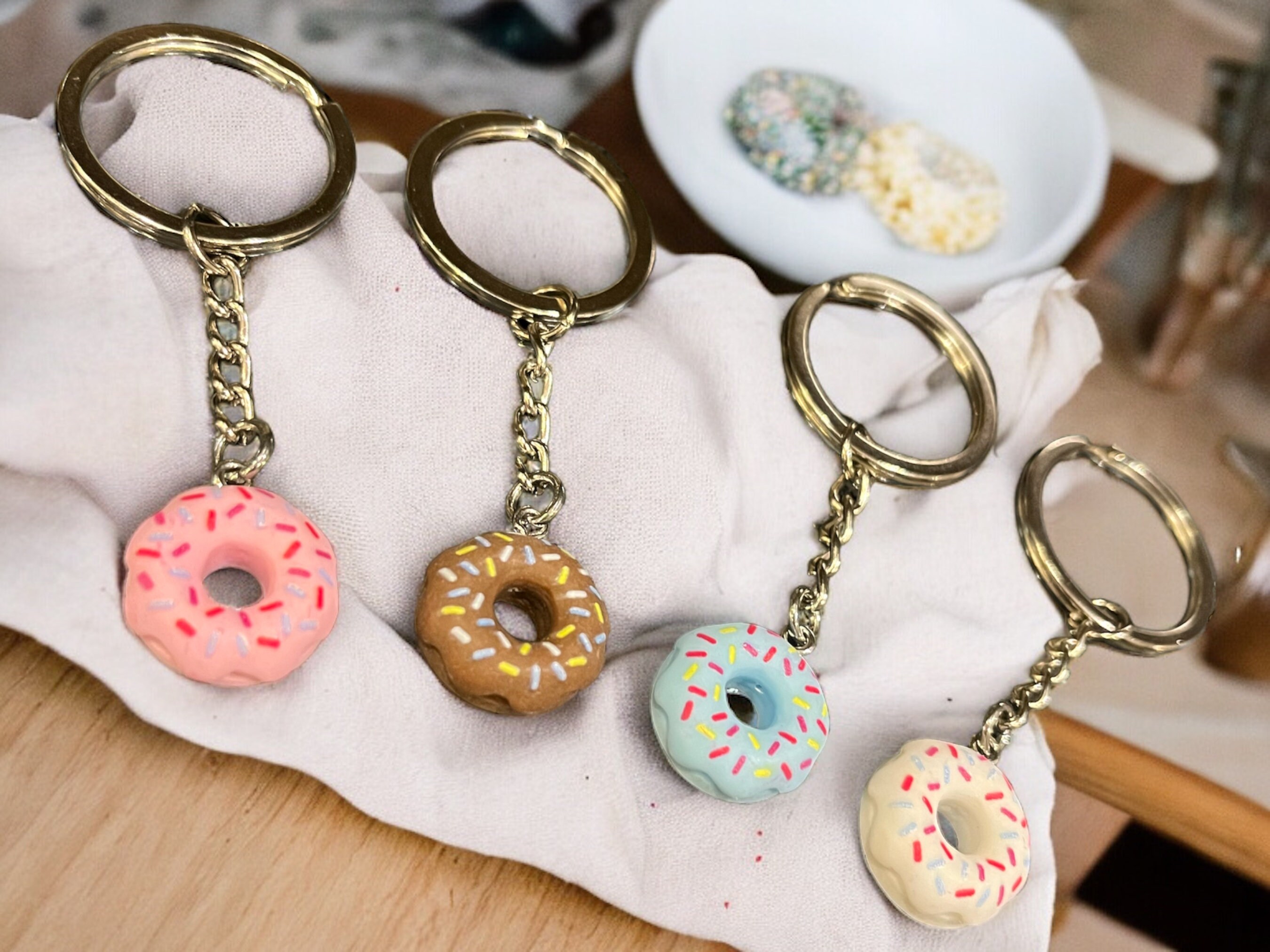 Donut Keyring UK