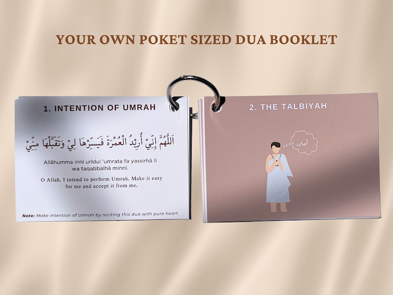 Hajj Dua Cards, Printable Hajj Duas, Hajj Dua Flashcards, Hajj Dua Book