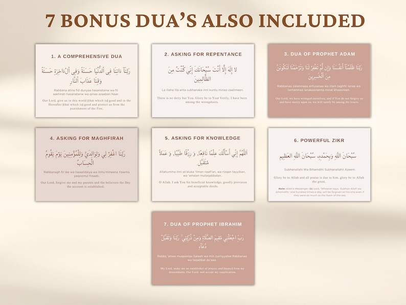 Hajj Dua Cards, Printable Hajj Duas, Hajj Dua Flashcards, Hajj Dua Book