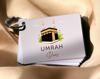 Umrah Duas Printable, Umrah Dua Cards Digital, Umrah Dua Flashcards, Islamic Duas for Umrah, Umrah Dua Reminder Cards, Umrah Mubarak Gift