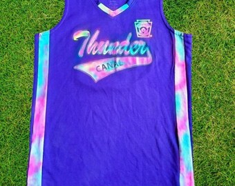 Thunder Canal y2k sport jersey weird funny