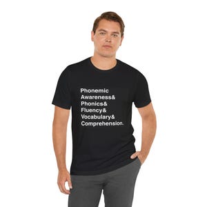 Pillars of Science of Reading T-Shirt