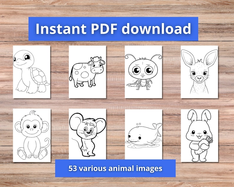 Coloring Pages for Kids Printable, 53 Easy Coloring Pages for Kids ...