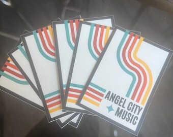 Naklejka Angel City Music