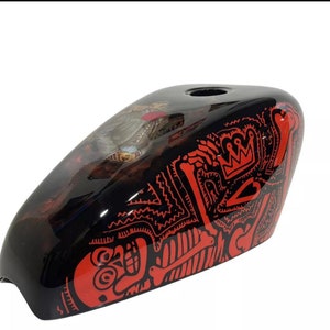 Fuel Tank Cover SimonKustom The Punisher Sportster Harley Davidson Iron 883/1200
