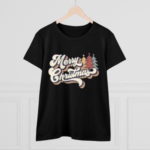 Merry Christmas T-Shirt: 70s Style Holiday Tee