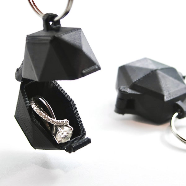 RING GUARD -- Keychain Ring & Jewelry holder -- GYM --Small design is great for everyday carry and travel