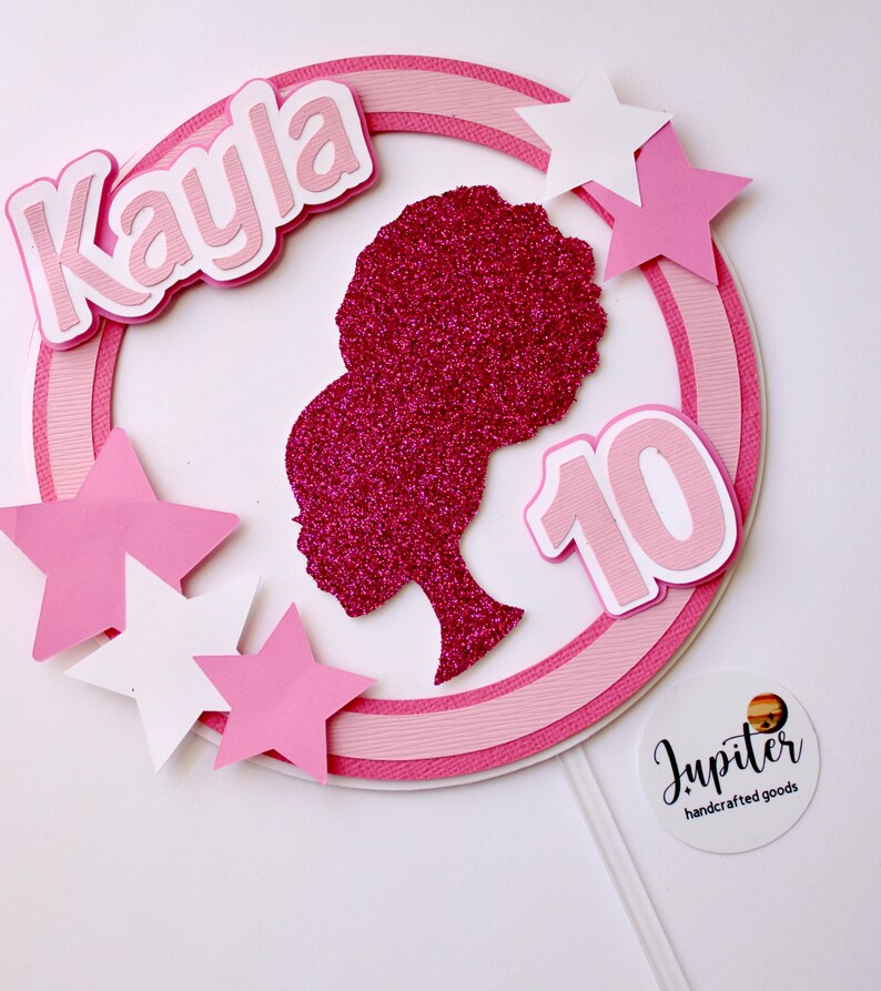 Custom Doll Birthday Cake Toppers Etsy