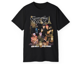 Camiseta FanArt de John Summit Dom Dolla, atuendo retro de raver EDM de los 90