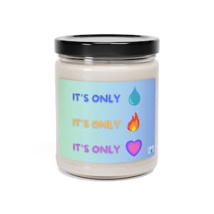 Odesza "It's Only" natural candle for odesza fans, EDM lovers, Christmas gift for ravers