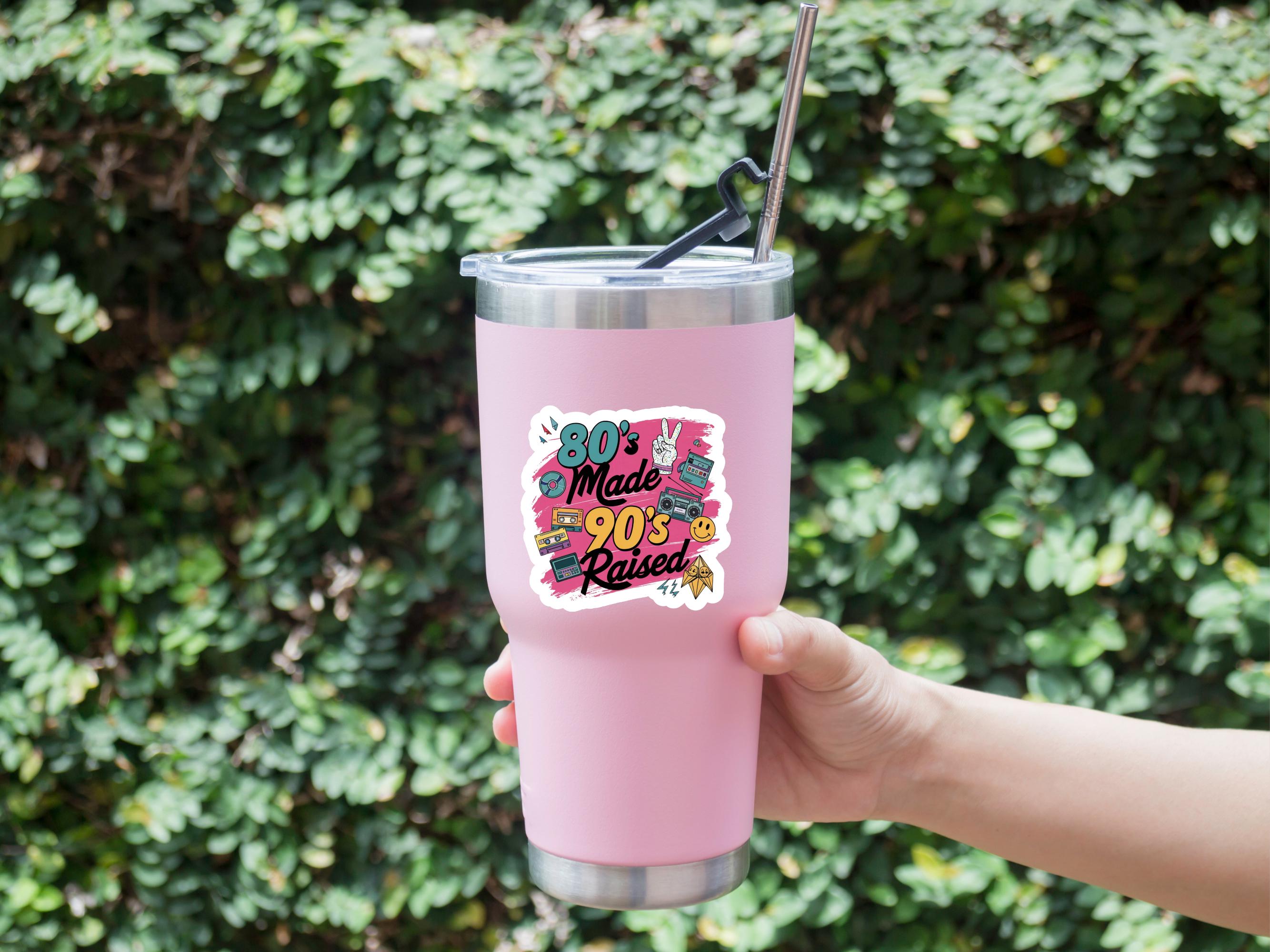 80's Made 90's Raised Sticker - Etsy