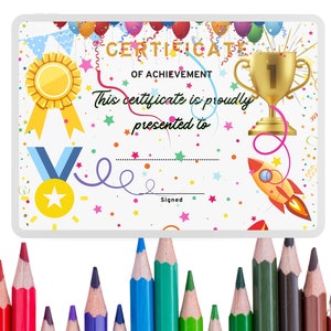certificaat van prestatie, sportcertificaat, kindvertrouwen, direct downloaden, diploma-uitreiking voorschoolse, bronnen voor docenten, mijlpaalkaarten