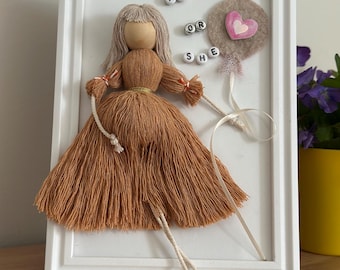 Hij of zij? Gender onthullende herinneringslijst | Handgemaakt kraamcadeau