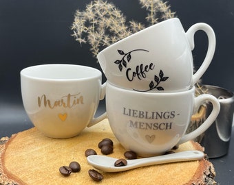 Espressotasse mit Namen | personalisiert | Kaffee | Geschenk | Lieblingstasse |