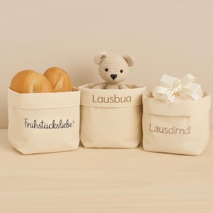 Körbchen „Utensilo“ mit Wunschtext | Tasche | Design | Individuell