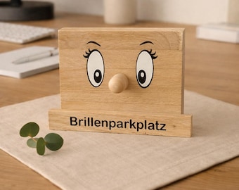 Portavasos de madera personalizado – Portavasos divertido con cara – Bandeja para vasos de regalo para el hogar y la oficina