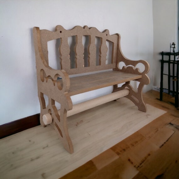 Unfinished wood bench deals
