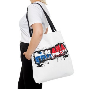 Panama Drip Tote Bags, Panama Traveler Totes, Panamanian Bag, Gifts for Mom, Gifts for her, Panama Souvenir, Destination Tote Bag