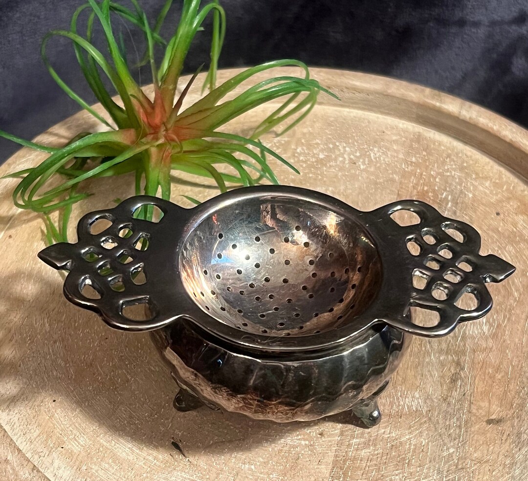 Vintage Indian Tea Strainer/spice Strainer Incense Burner Made in India