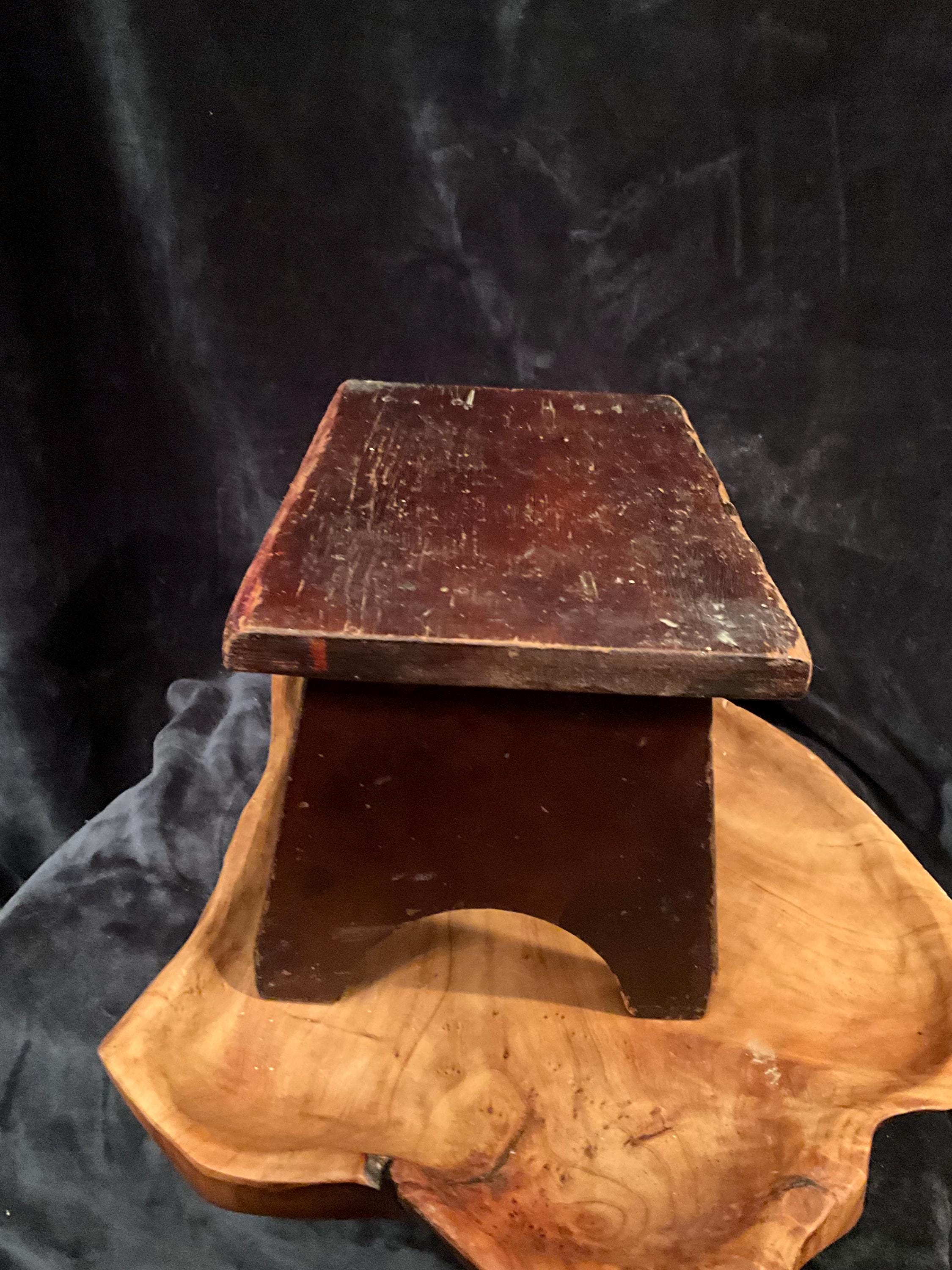 Antique Rustic Small Step Stool; Primitive Foot Stool/riser - Etsy