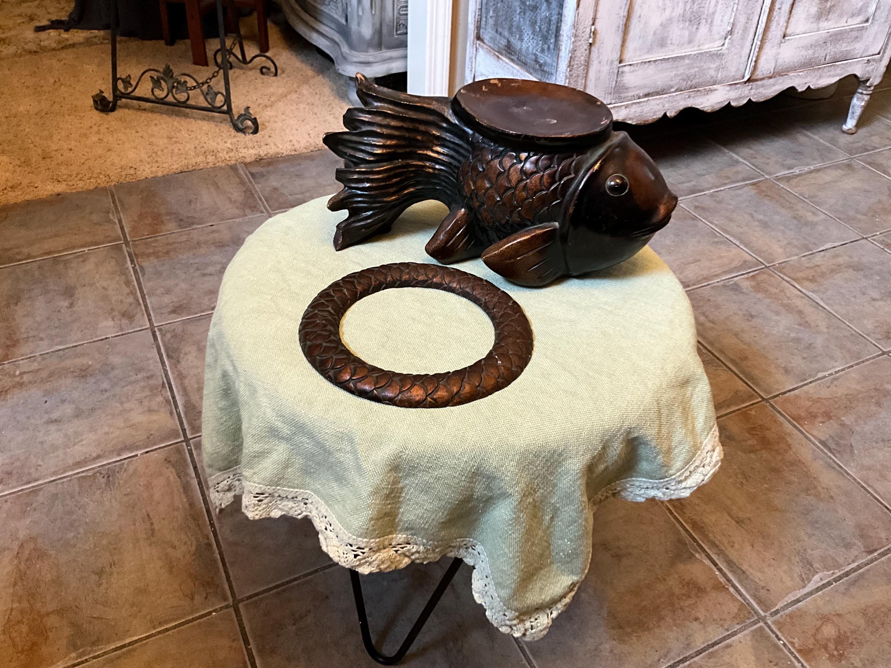 Large Koi Fish Display Stand for Goldfish Bowl; 13