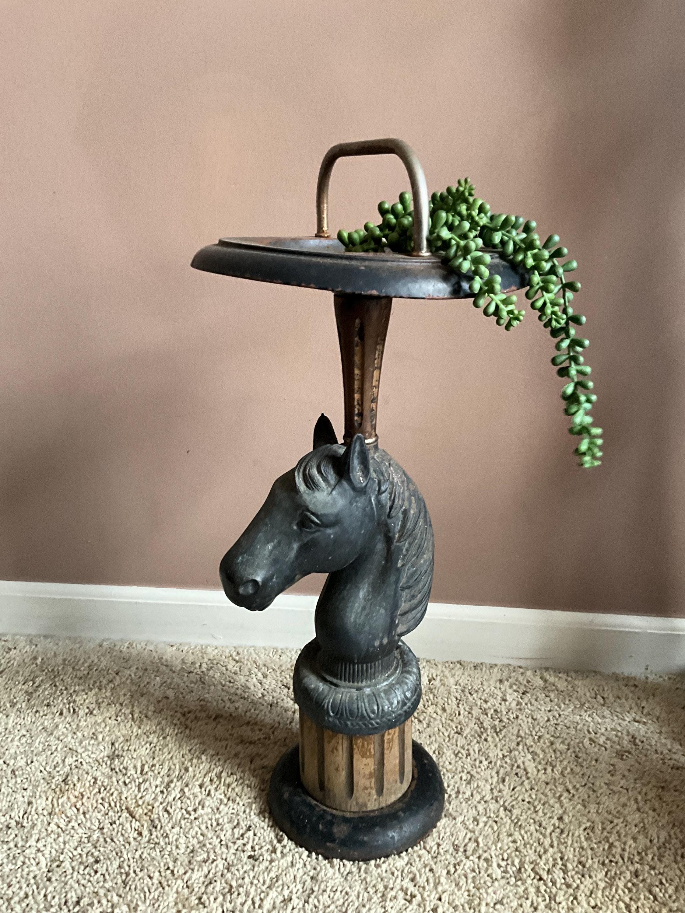 Vintage Standing Horse Head Smoking Stand - Etsy