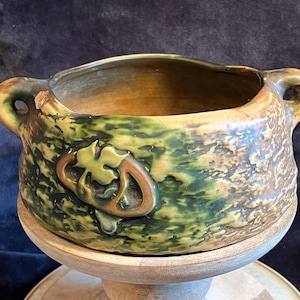 Gorgeous Antique Roseville Imperial 1 pottery bowl; large bowl or urn; collectible pottery