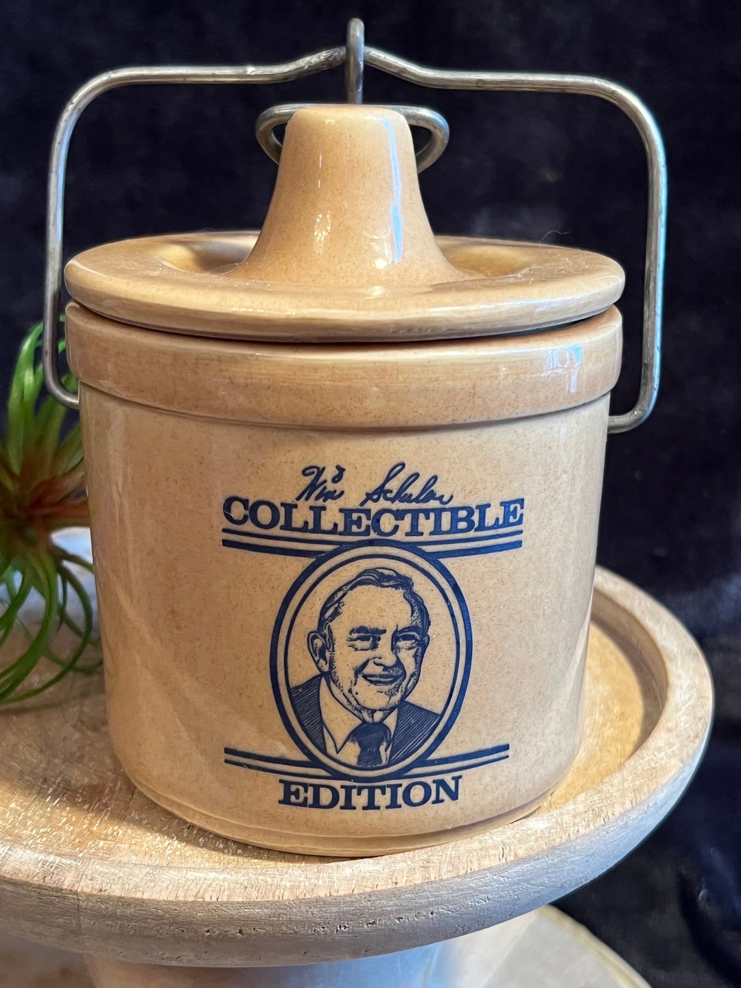 Vintage Win Schuler Restaurant Collectible Edition Lidded Stoneware