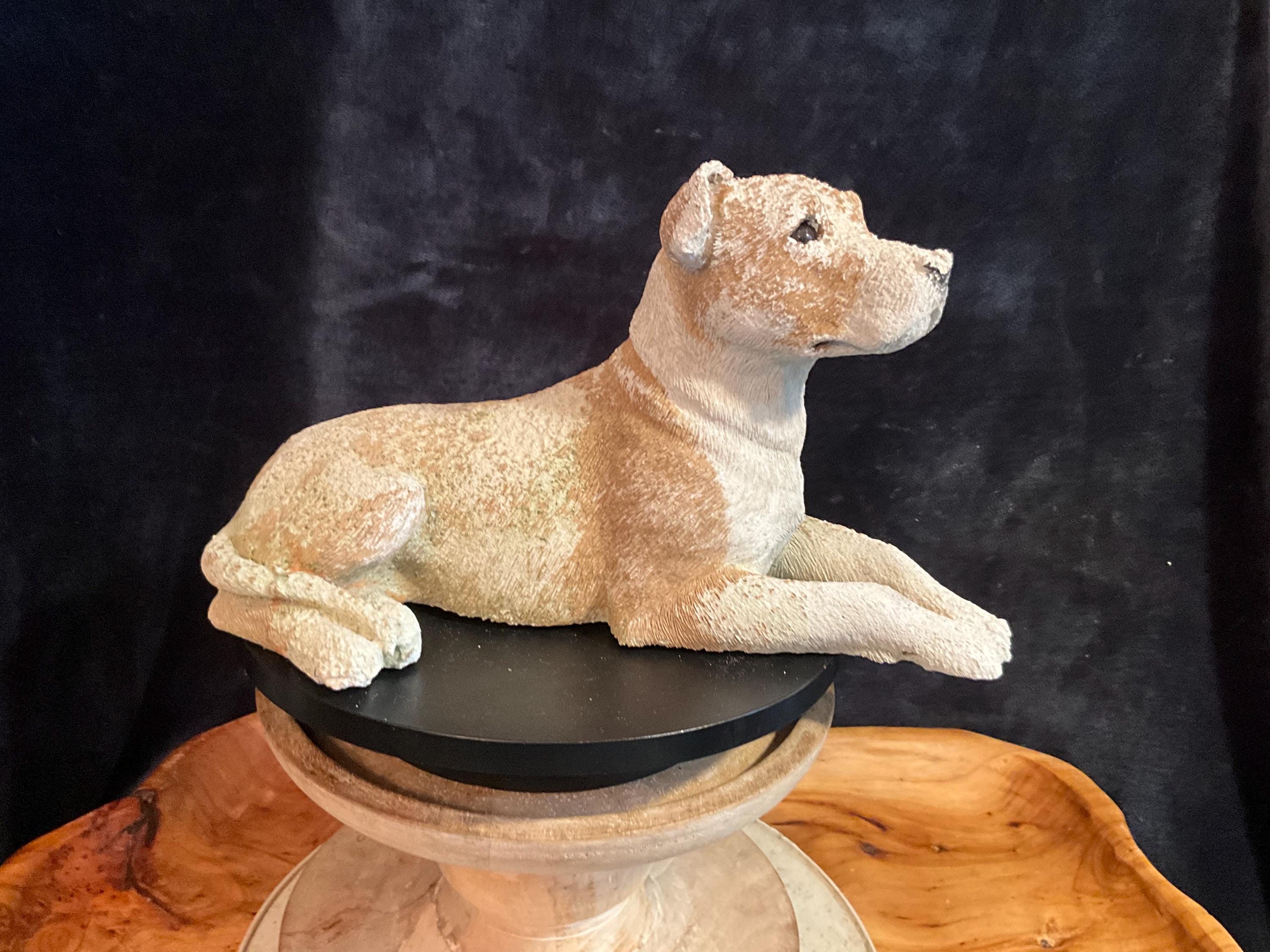 SANDICAST 犬の置物 茶色とクリーム SANDICAST 犬の置物 茶色とクリーム SANDICAST ラブラドール