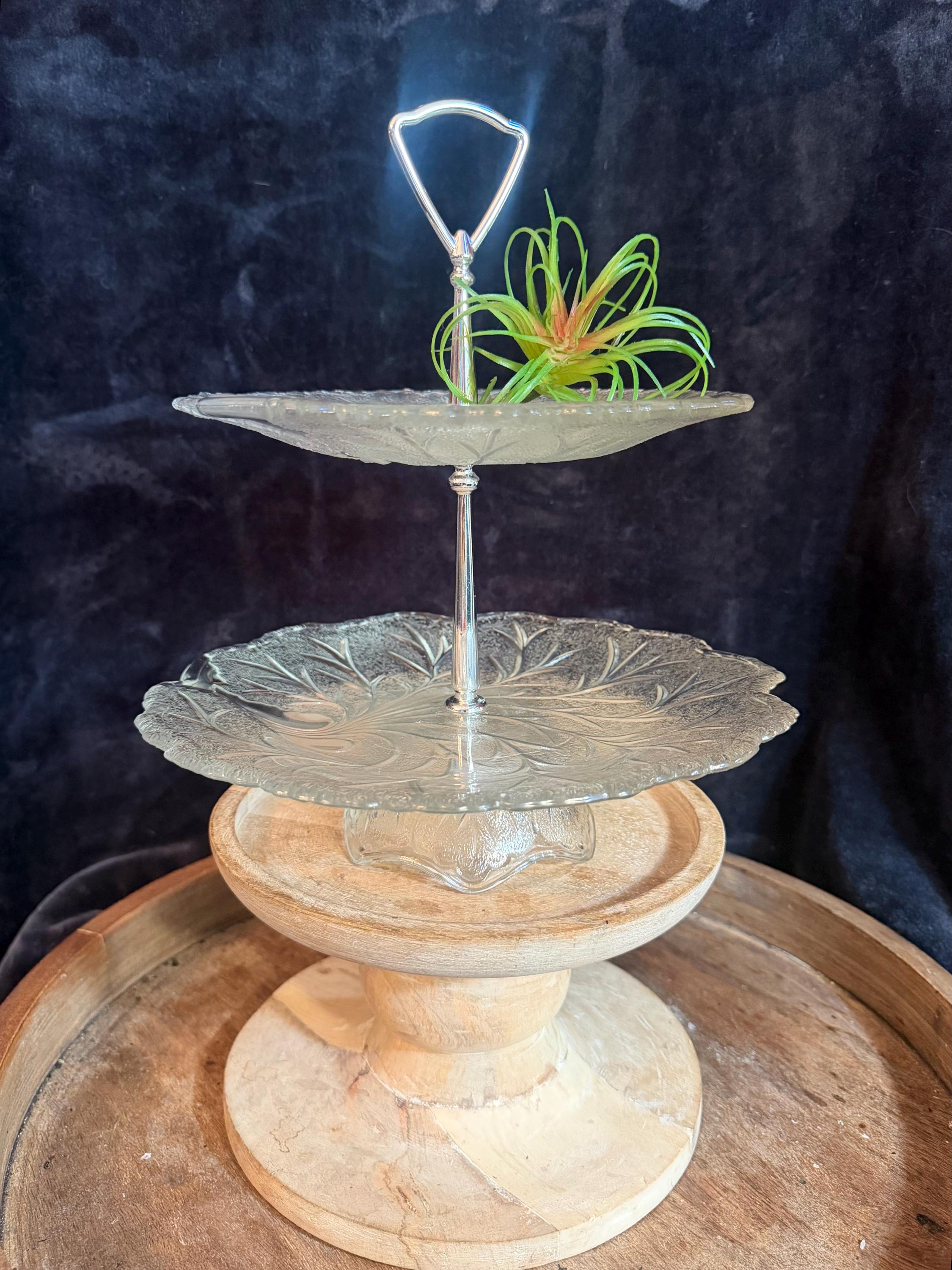 Crystal 2 Tier Stand - Etsy