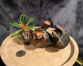 RARE - 1930's Ronson Art Metalworks English Bulldog Table Lighter