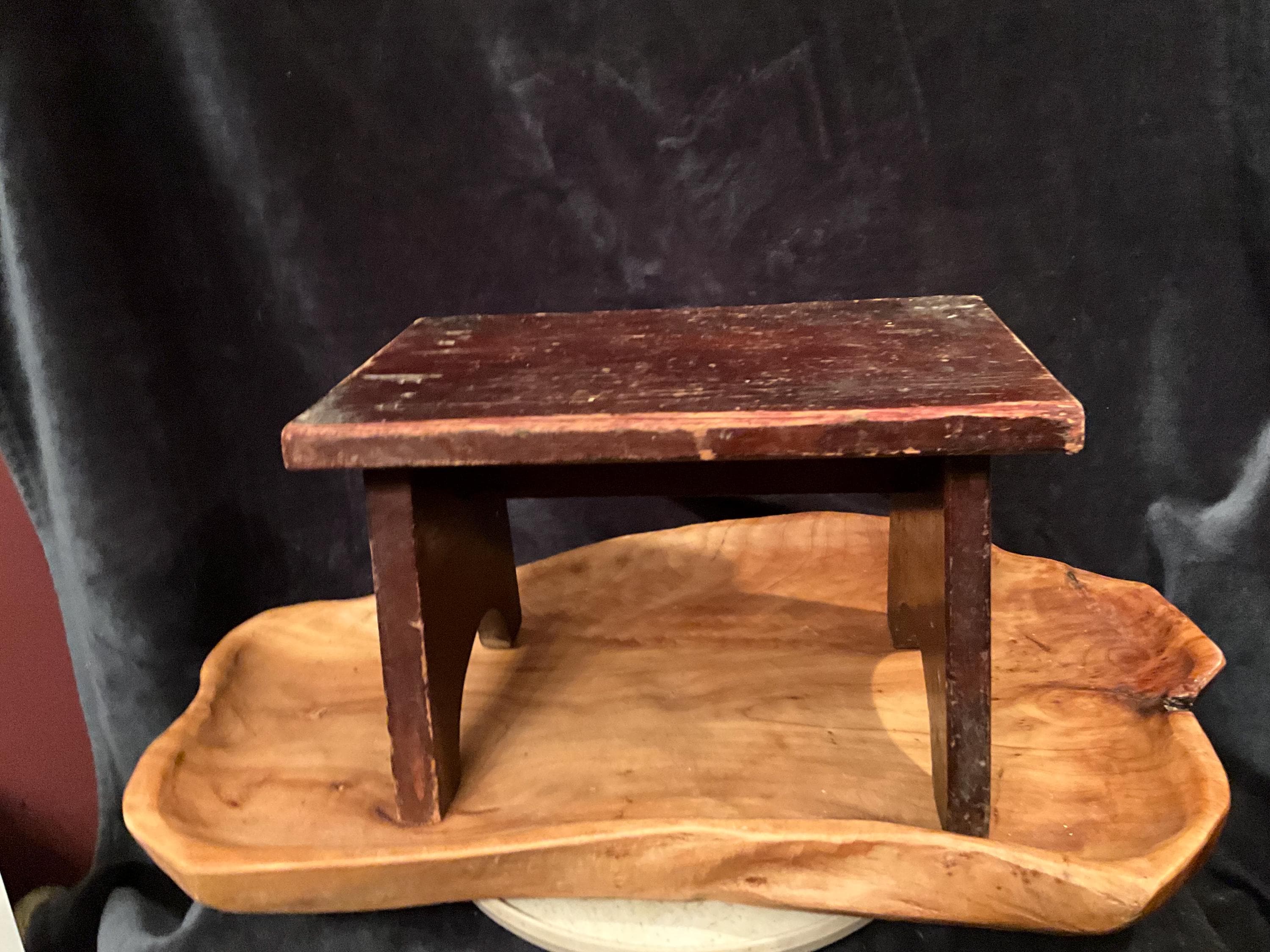 Antique Rustic Small Step Stool; Primitive Foot Stool/riser - Etsy