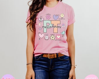 PT Scope of Practice Spring Shirt: Whimsical Physical Therapy Design
