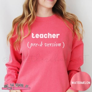 Custom Teacher Sweatshirt, teacher crewneck, custom grade sweatshirt, custom school sweatshirt