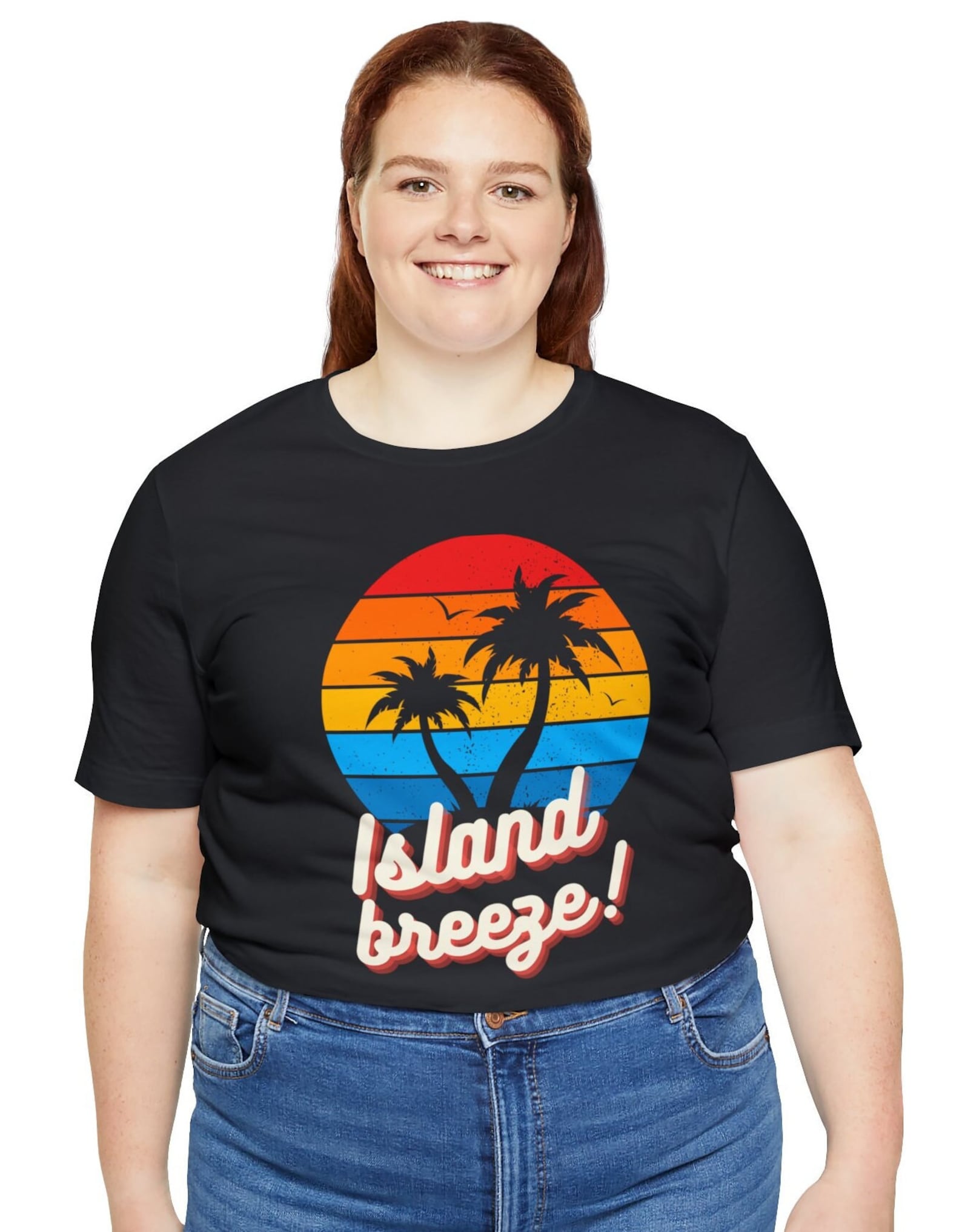Sunset Postcard Shirt — LIGHT BLUE